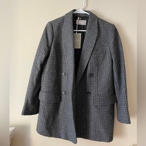 Everlane Vintage plaid Blazer Jacket